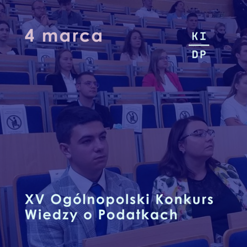 konkurs wiedzy o podatkach