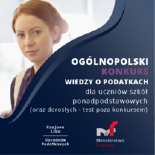 Ogólnopolski Konkurs Wiedzy o Podatkach | start 23 czerwca