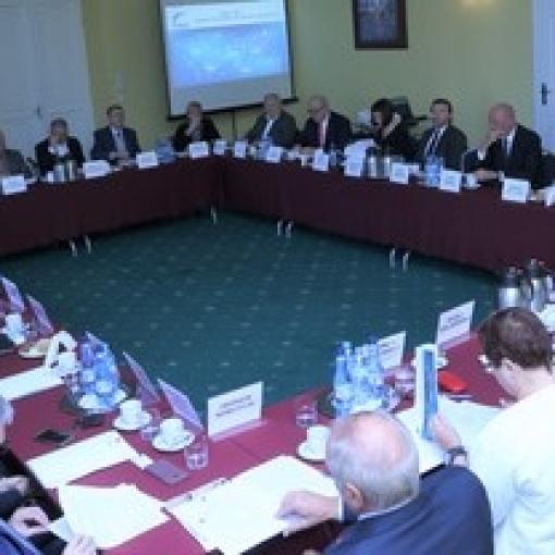Prof. Adam Mariański i Anna Misiak na spotkaniach doradczych i posiedzeniu Rady Głównej BCC