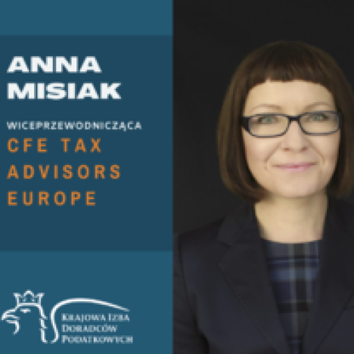 Anna Misiak po raz drugi w zarządzie CFE Tax Advisers Europe